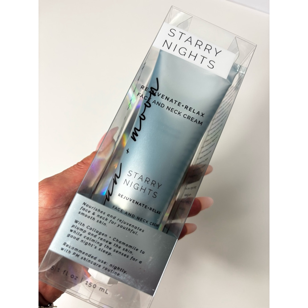 Sun + Moon Face and Neck Cream 5.1 fl oz Blue New In Box